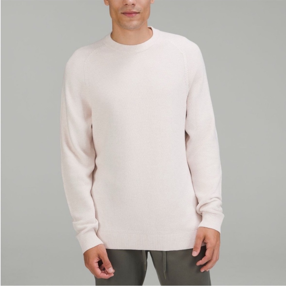 Lululemon Textured Knit Crewneck Sweater
Heathered Natural Ivory Large